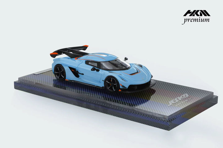 [Preorder] HKM Premium 1:64 Koenigsegg Jesko Attack - Sky Blue (2 Versions)
