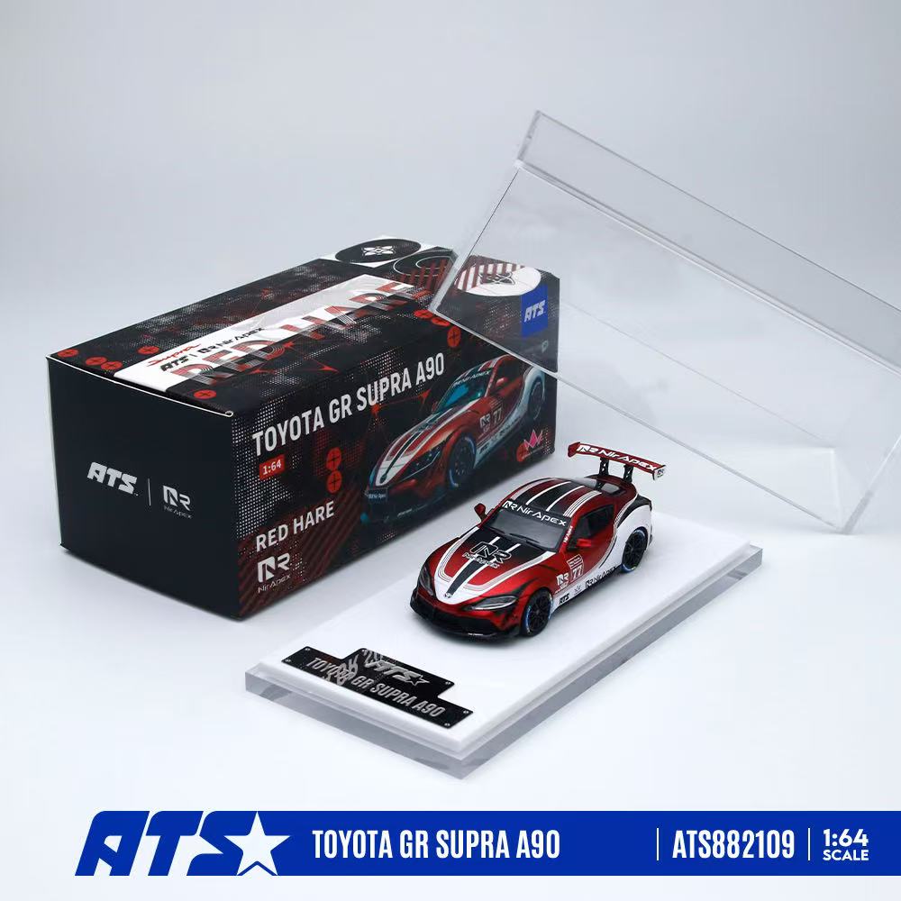 [Preorder] ATS Model 1:64 Toyota GR SUPRA A90 Nir Red Hare ATS882107