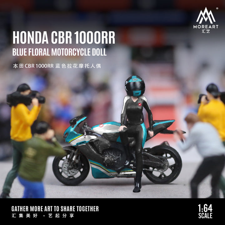 [Preorder] MoreArt 1:64 Honda CBR 1000RR Blue MOTORCYCLE DOLL