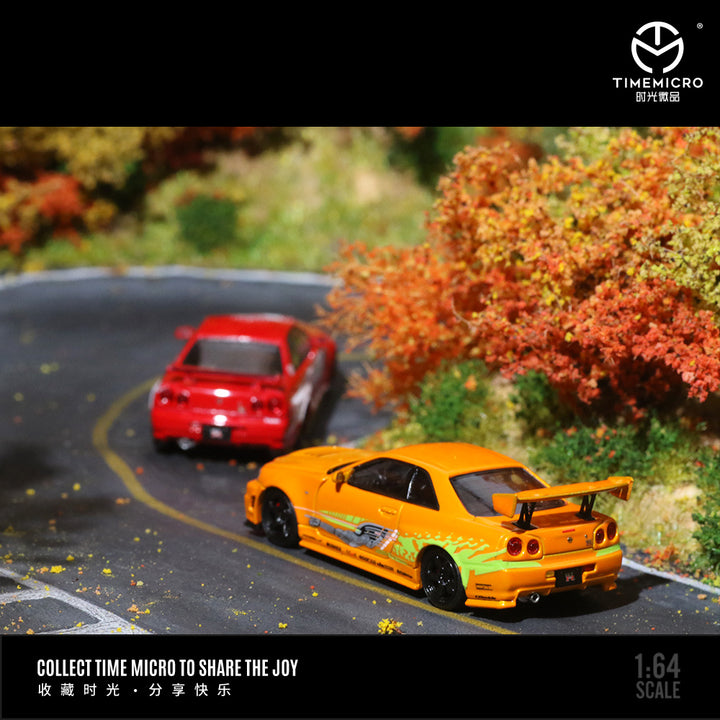 [Preorder] TimeMicro 1:64 Nissan GTR R34 Z Tune (2 Colours)