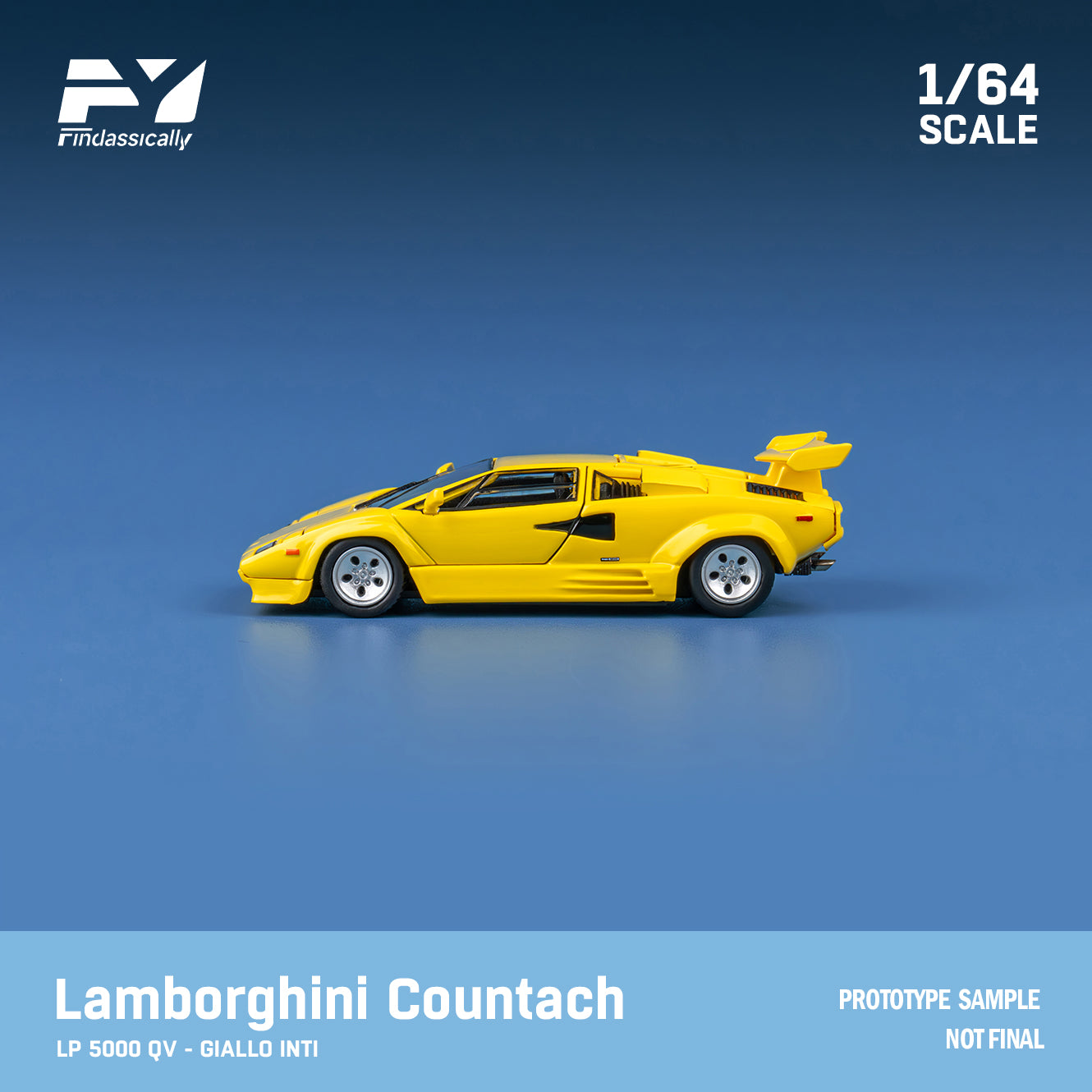 Finclassically 1:64 Lamborghini Countach LP5000 (4 Versions