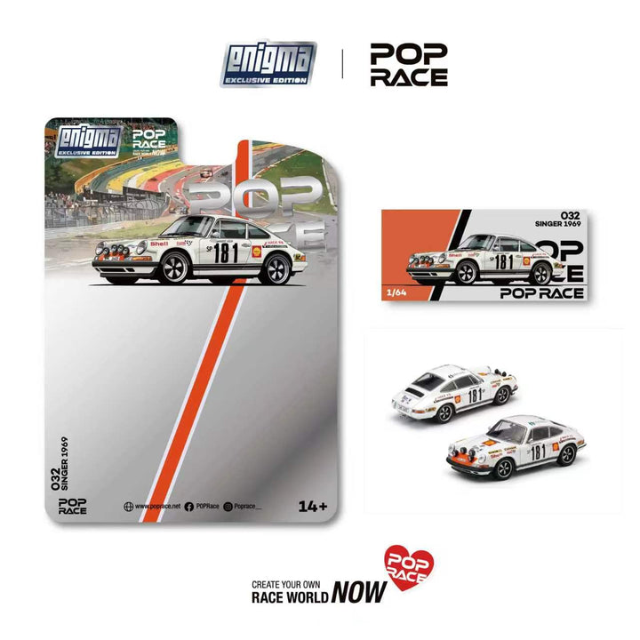 [Preorder] POPRACE 1:64 Porsche Singer 1969 