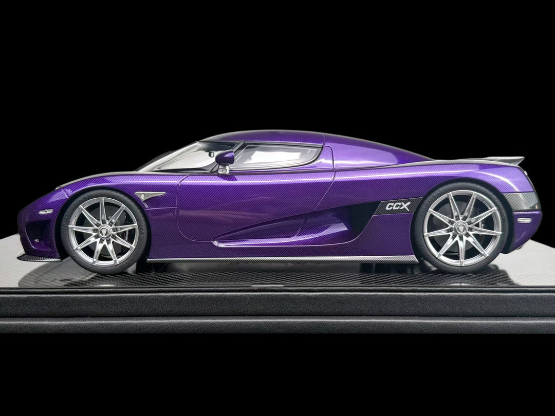 [Preorder] Frontiart 1:18 Koenigsegg CCX  Carbon Purple