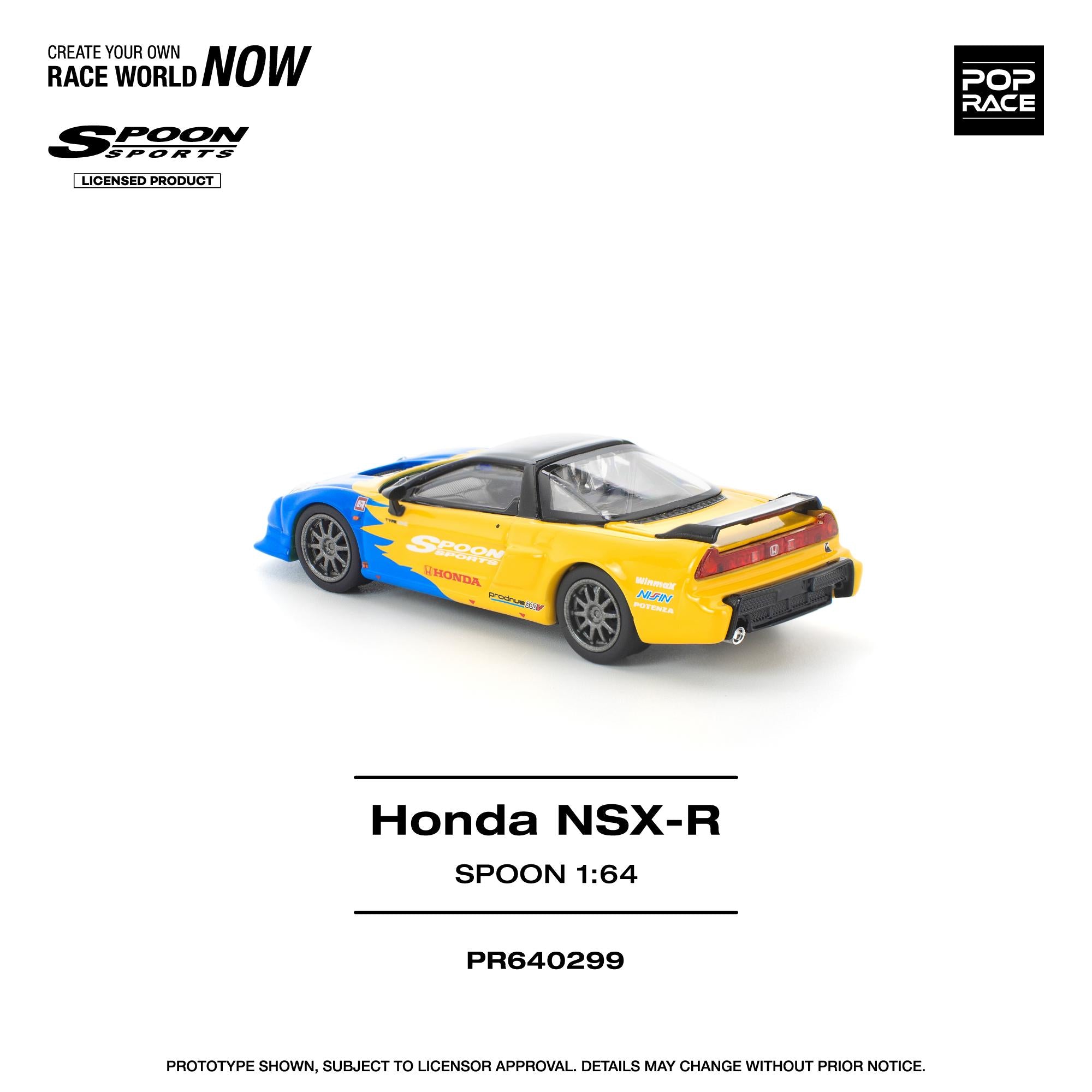 Preorder] POPRACE 1:64 Honda NSX-R SPOON PR640299 – Horizon Diecast