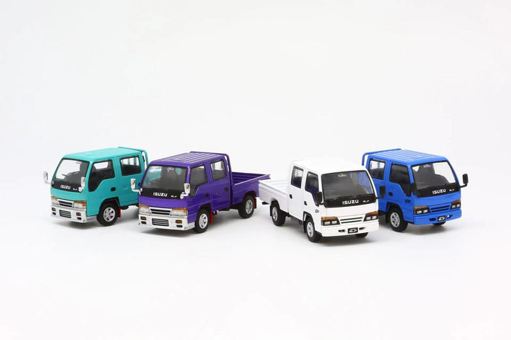 [Preorder] Model 1 1:64 Suzuki ISUZU ELF Double-row Box Minivan (4 Colours)