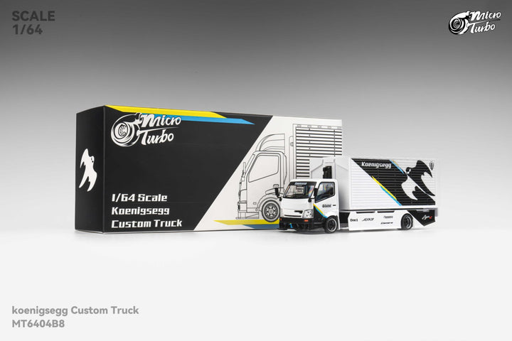 Microturbo 1:64 Koenigsegg Gull Wing Gate Custom Truck MT6404B8