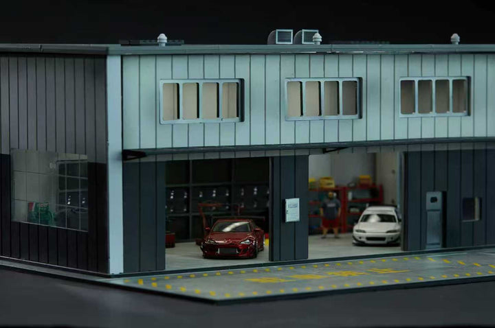 [Preorder] YOU&CAR 1:64 Repair Shop Scene (2 Colours)
