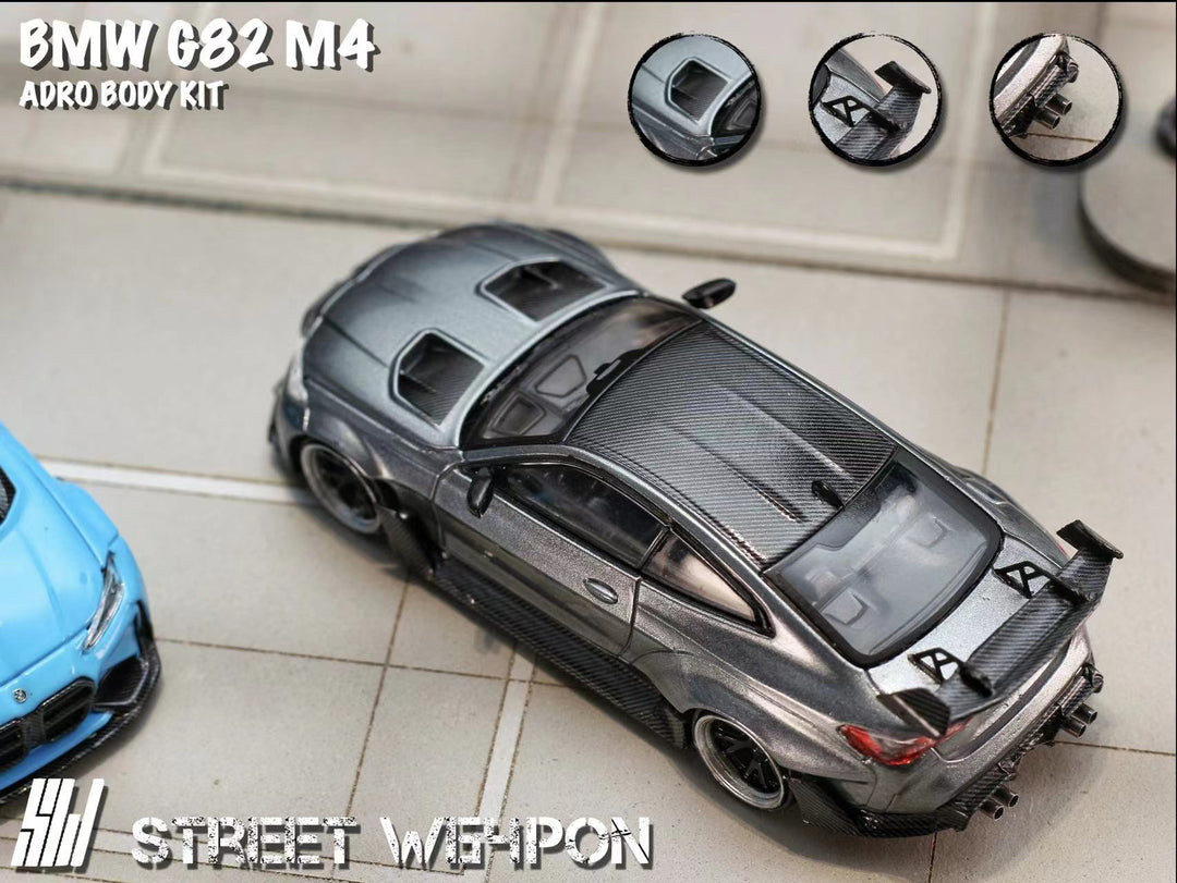 [Preorder] Street Weapon 1:64 BMW G82 M4 ADRO BODY KIT Widebody (2 Colours)