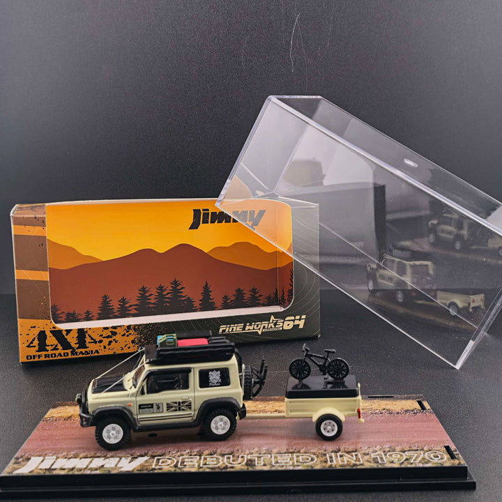 [Preorder] Fine Works64 1:64 Jimny Modified Car Model Ornament Foshan Exhibition exclusive (2 Versions)