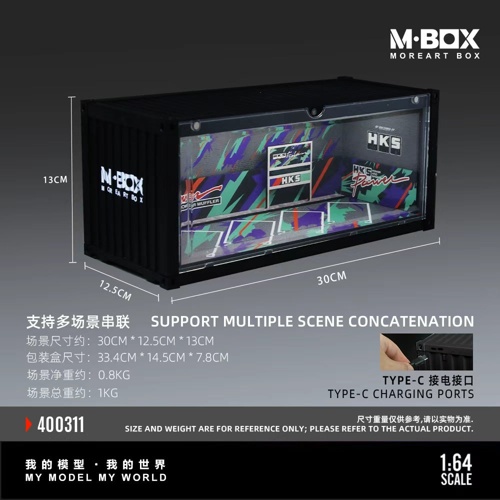 [Preorder] MBOX 1:64 CONTAINER MODEL STORAGE SCENE (2 Versions) MB400310/MB400311