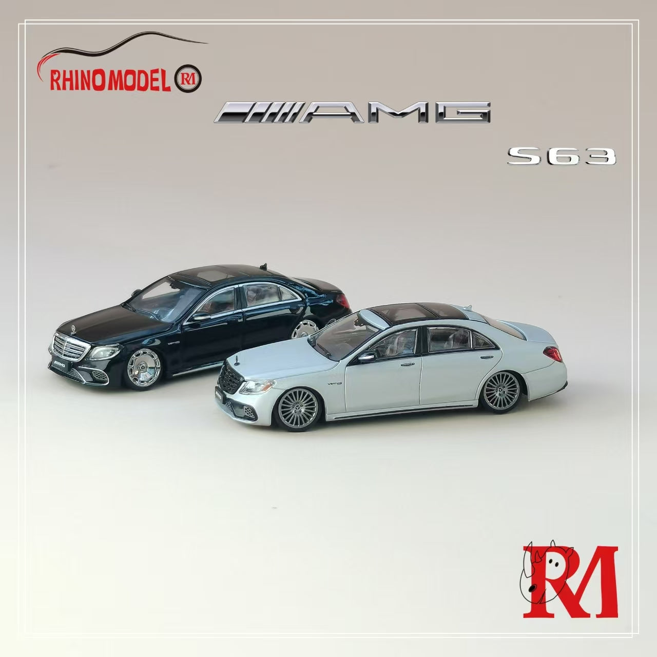 Rhino Model 1:64 Mercedes-Benz S Class 6th Generation W222 AMG S63