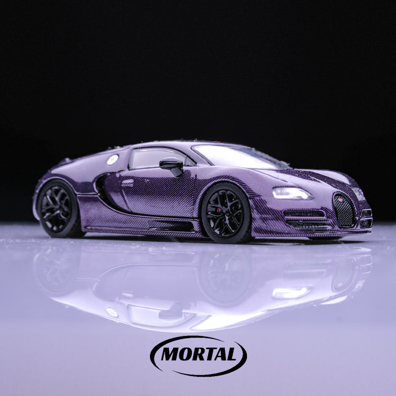 [Preorder] Mortal 1:64 Bugatti Veyron - Purple Carbon