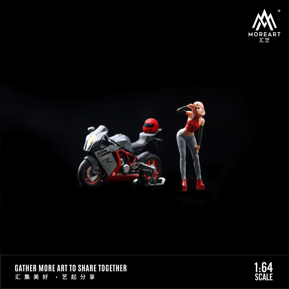 [Preorder] MoreArt 1:64 Fashion Beauty Motorcycle Doll