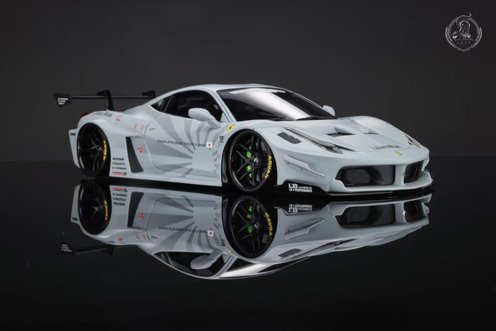 [Preorder] ARES Model 1:18 LB-SILHOUETTE WORKS Ferrari 458 GT - Grey AM24F008
