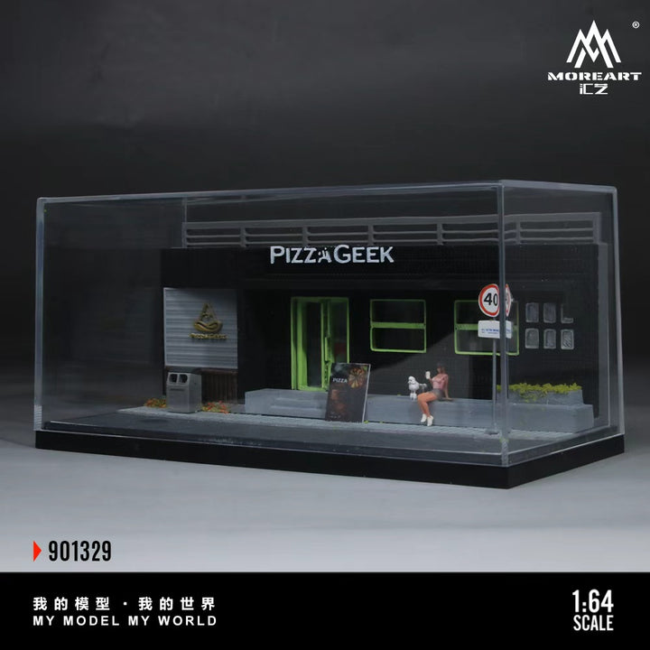 [Preorder] MoreArt 1:64 PIZZA SHOP SCENE MODEL MO901329