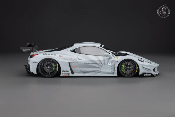 [Preorder] ARES Model 1:18 LB-SILHOUETTE WORKS Ferrari 458 GT - Grey AM24F008