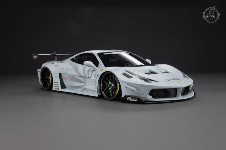 [Preorder] ARES Model 1:18 LB-SILHOUETTE WORKS Ferrari 458 GT - Grey AM24F008