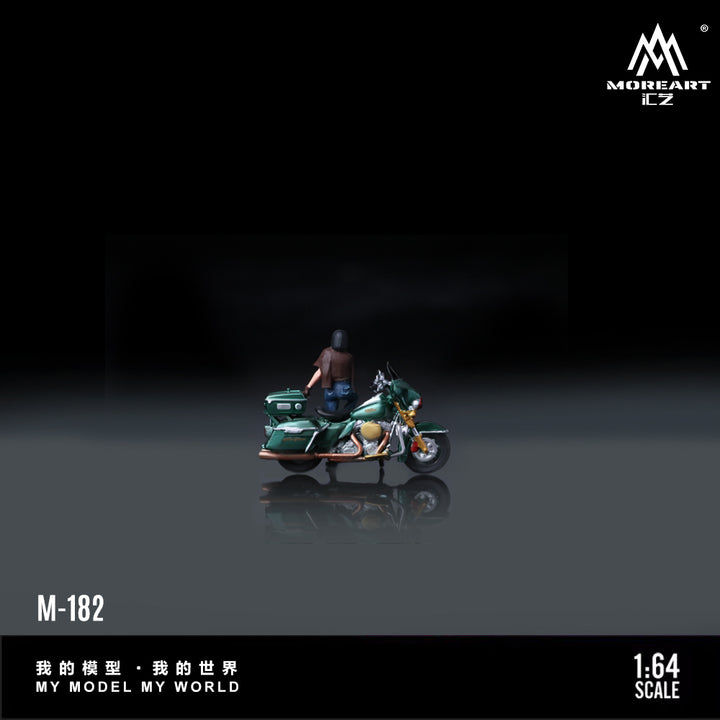 [Preorder] MoreArt 1:64 HARLEY CRUISE MOTORCYCLE DENIM SUITED FEMALE LADY MO222182