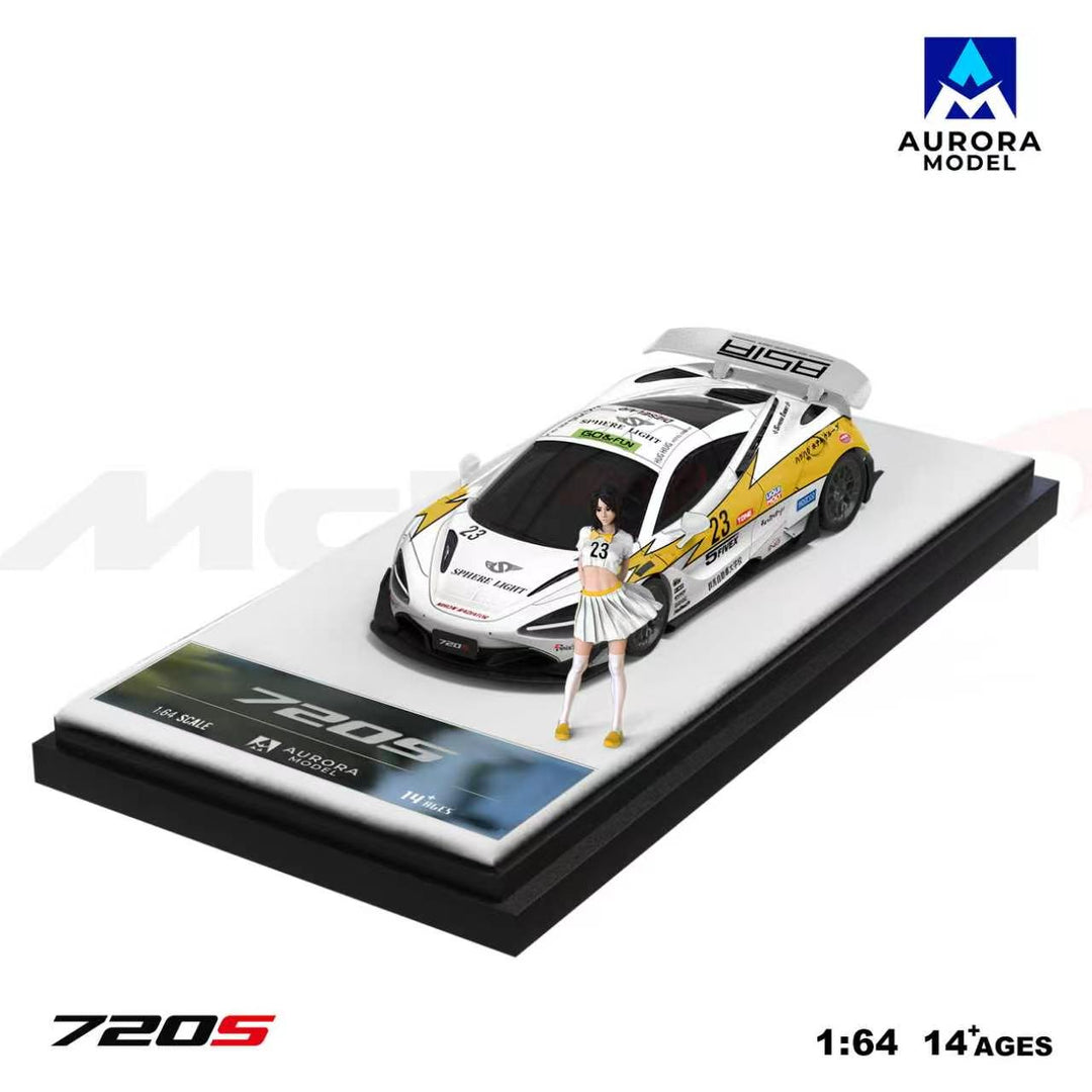 [Preorder] Aurora Model 1:64 McLaren 720S Lightning Livery (2 Variants)