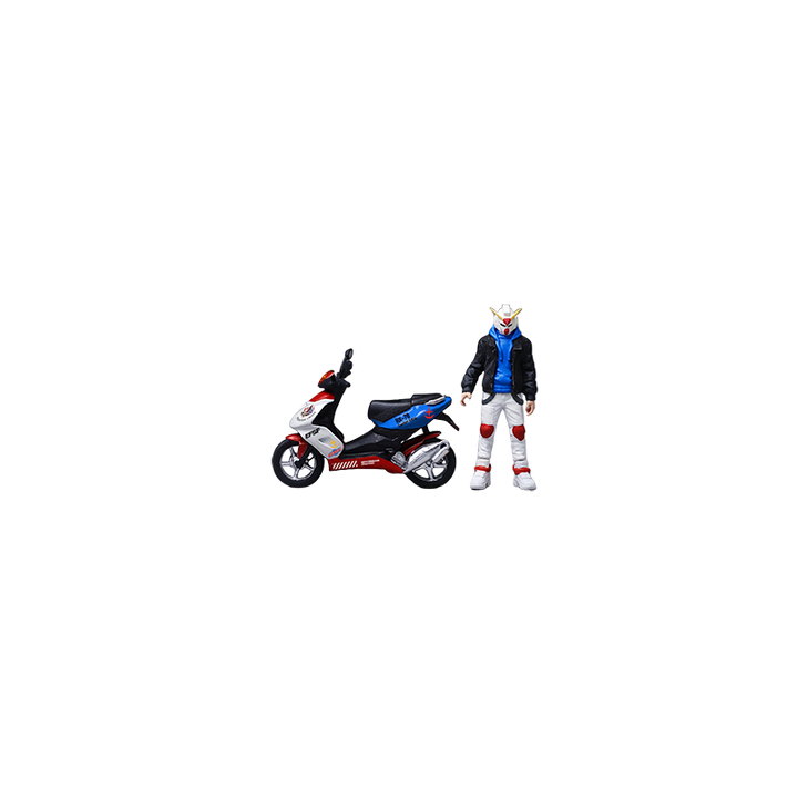 [Preorder] MoreArt 1:64 GUNDAM-THEMED MOTORCYCLE AND FIGURE SET MO222271