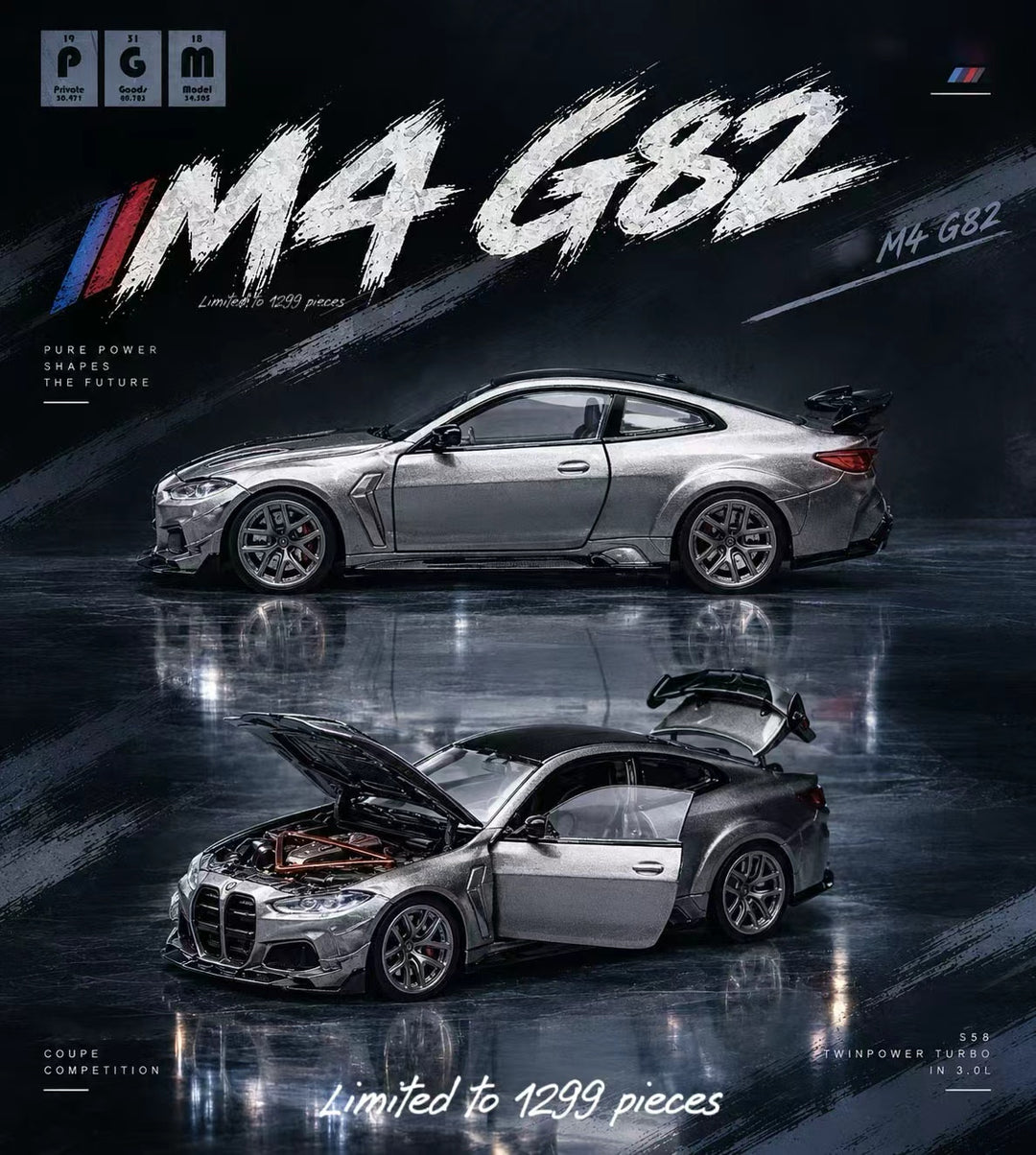 [Preorder] PGM 1:64 BMW DARWIN PRO M4｜Silver Foshan Exhibition Exclusive