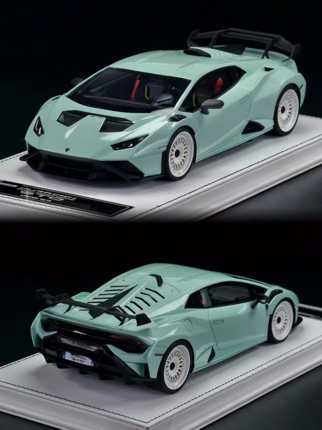 PR 1:18 Huracan STO Lamborghini Huracán STO Mint Green