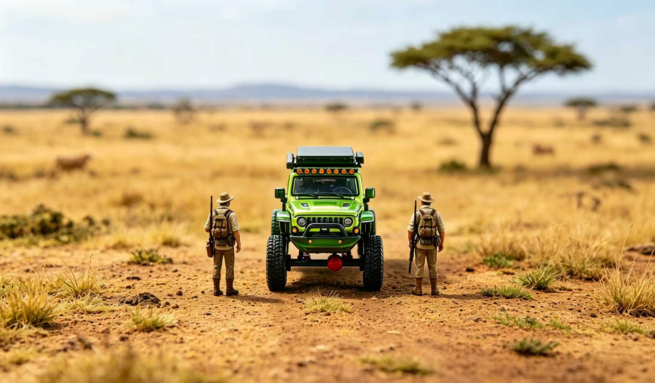 Preorder] GCD 1:64 Jeep Wrangler - LHD 2024 (2 Colours) KS-102-648