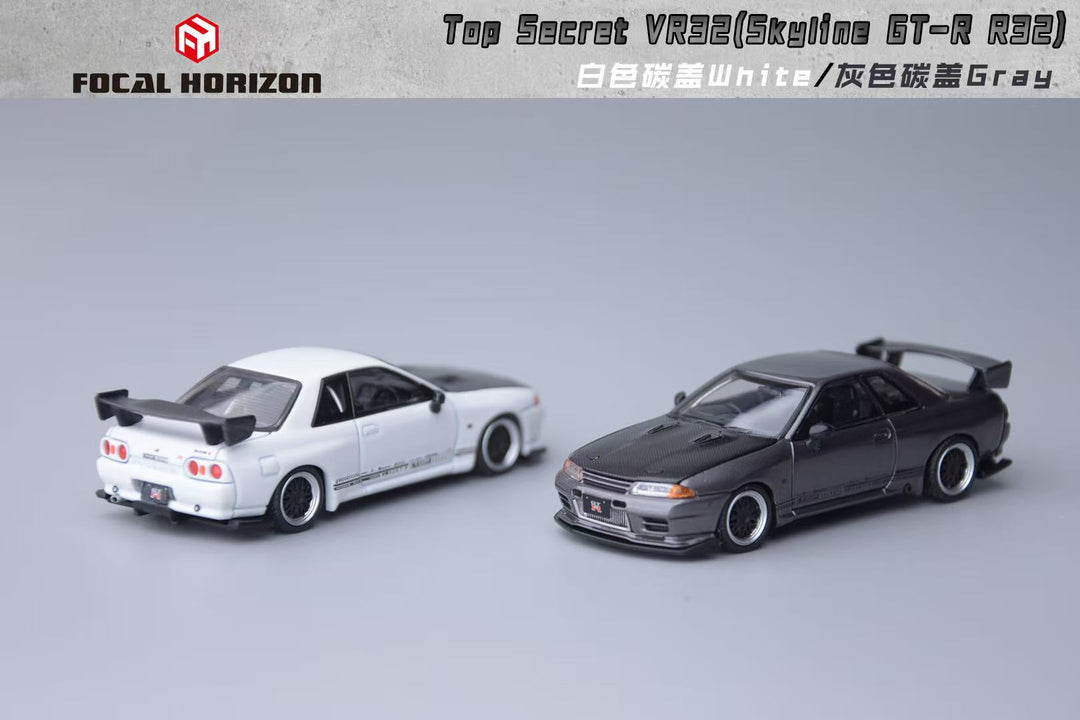 [Preorder] Focal Horizon 1:64 Nissan Skyline GT-R R32 3rd Generation Top Secret Modified VR32 (2 Colours)