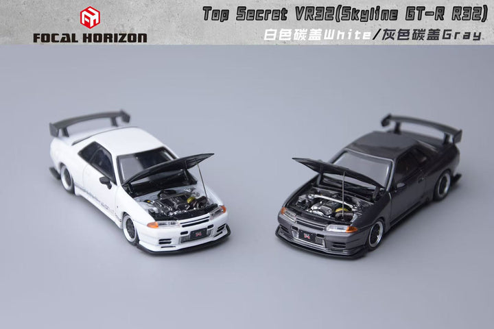 [Preorder] Focal Horizon 1:64 Nissan Skyline GT-R R32 3rd Generation Top Secret Modified VR32 (2 Colours)