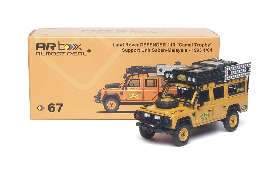 [Preorder] AR Box 1:64 Land Rover DEFENDER 110 "Camel Trophy" Support Unit Sabah-Malaysia - 1993 610323001