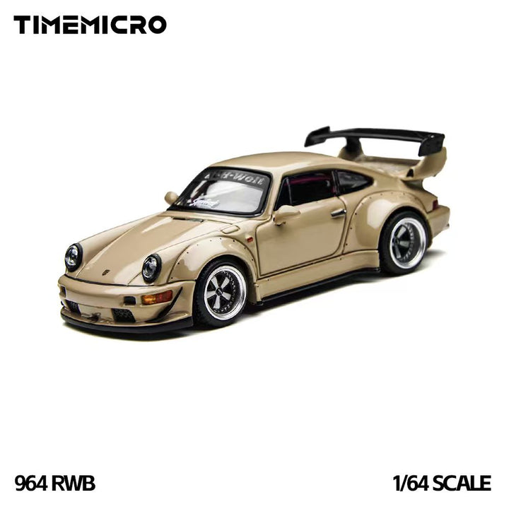 [Preorder] TimeMicro 1:64 Porsche RWB 964 Beige TM648501/PJ046 (2 Versions)