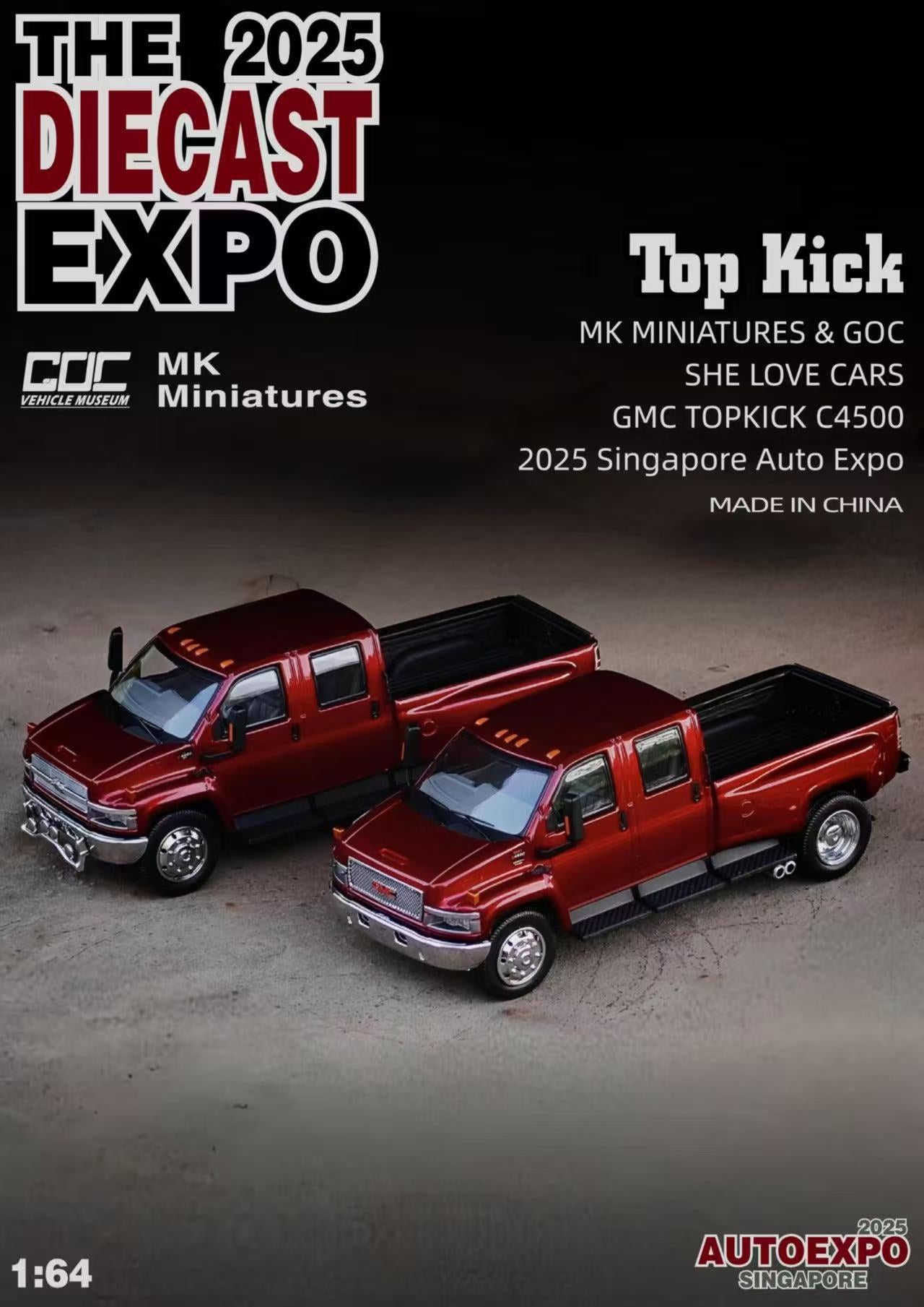 Preorder] MK Miniatures X GOC 1:64 GMC TOP PICK UP TRUCK and