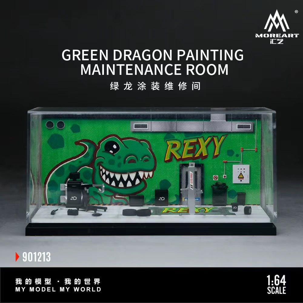 [Preorder] MoreArt 1:64 Maintenance room Dino Livery MO901213/MO901214