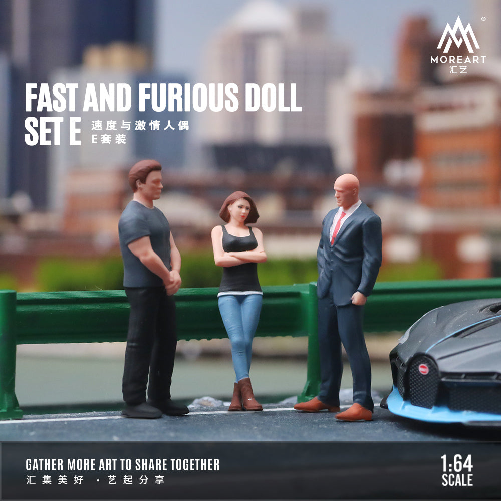 [Preorder] MoreArt 1:64 FAST AND FURIOUS DOLL SET E