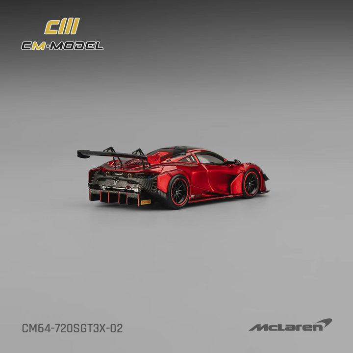 [Preorder] CM Model 1:64 Mclaren 720SGT3X Metallic red CM64-720SGT3X-02