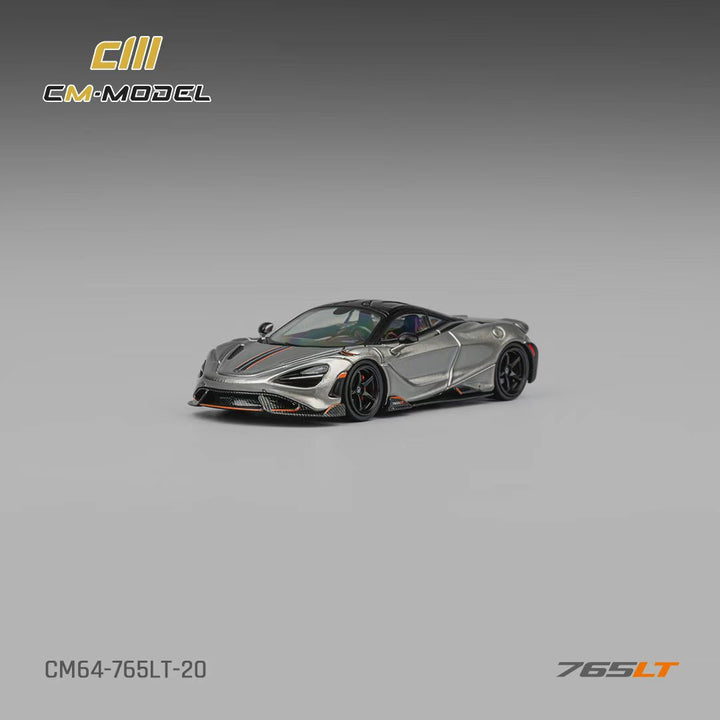 [Preorder] CM Model 1:64 Mclaren 765LT Silver Gray CM64-765LT-20
