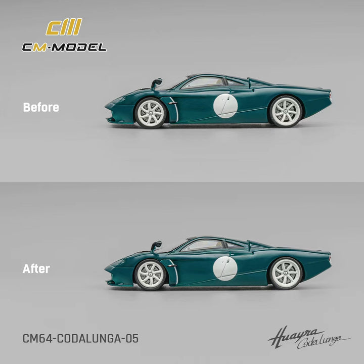 [Preorder] CM Model 1:64 Pagani Codalunga Green CM64-CODALUNGA-05