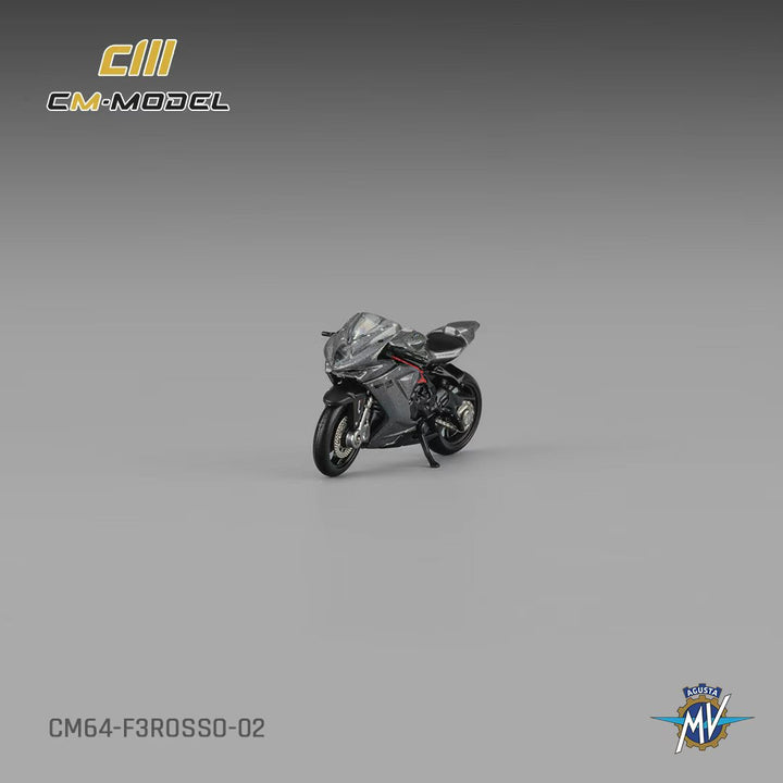 [Preorder] CM Model 1:64 MV Agusta F3rosso Metallic gray CM64-F3Rosso-02