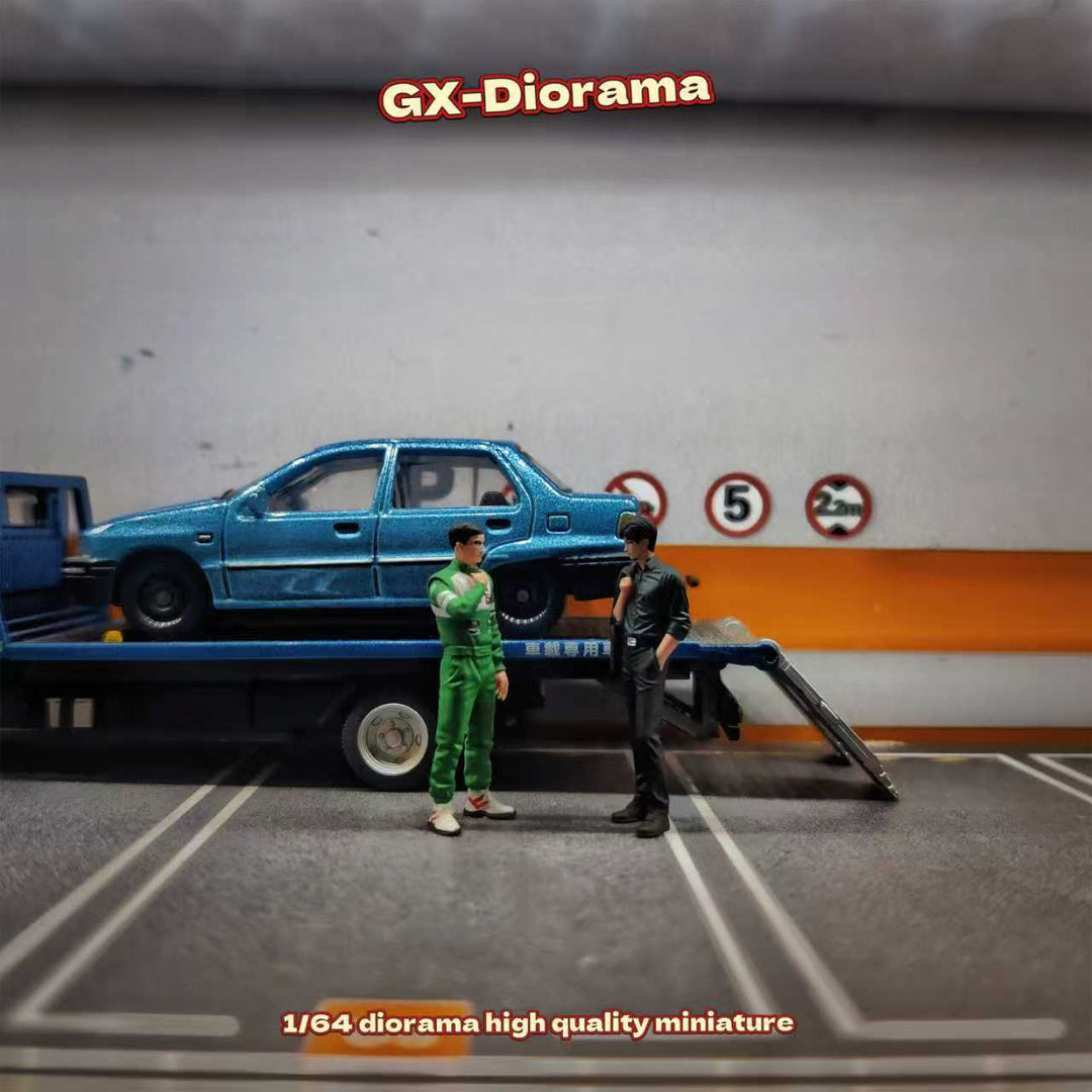 [Preorder] GX Diorama 1:64 Initial D Takahashi Ryosuke & Tatemoto Tomoyuki Duo GX2025121905