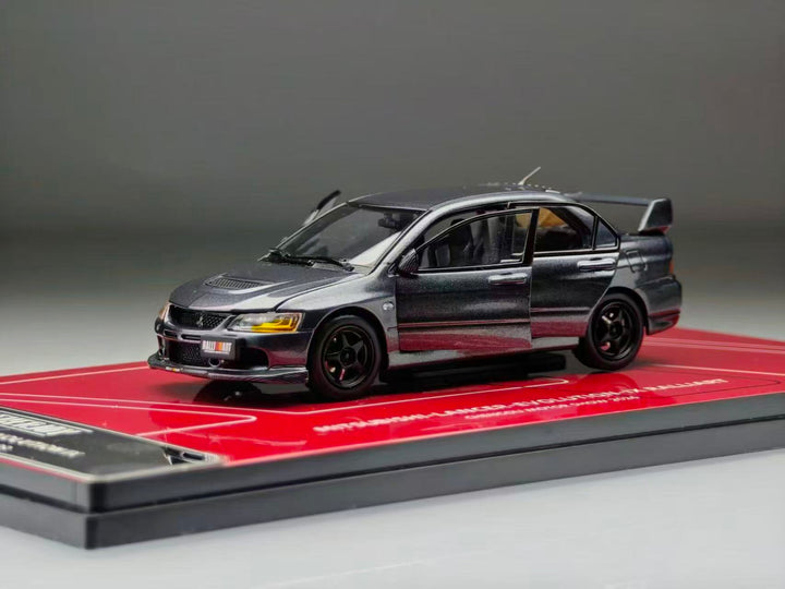 [Preorder] GatherJoy 1:43 Mitsubishi Lancer Evolution Ⅸ RALLIART Metallic Gun Grey