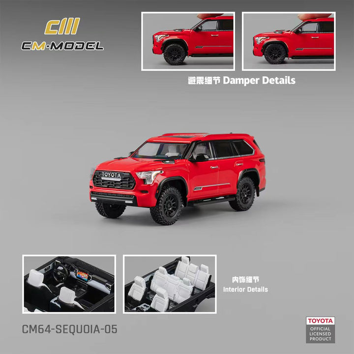 [Preorder] CM Model 1:64 Toyota Sequoia Red CM64-SEQUOIA-05