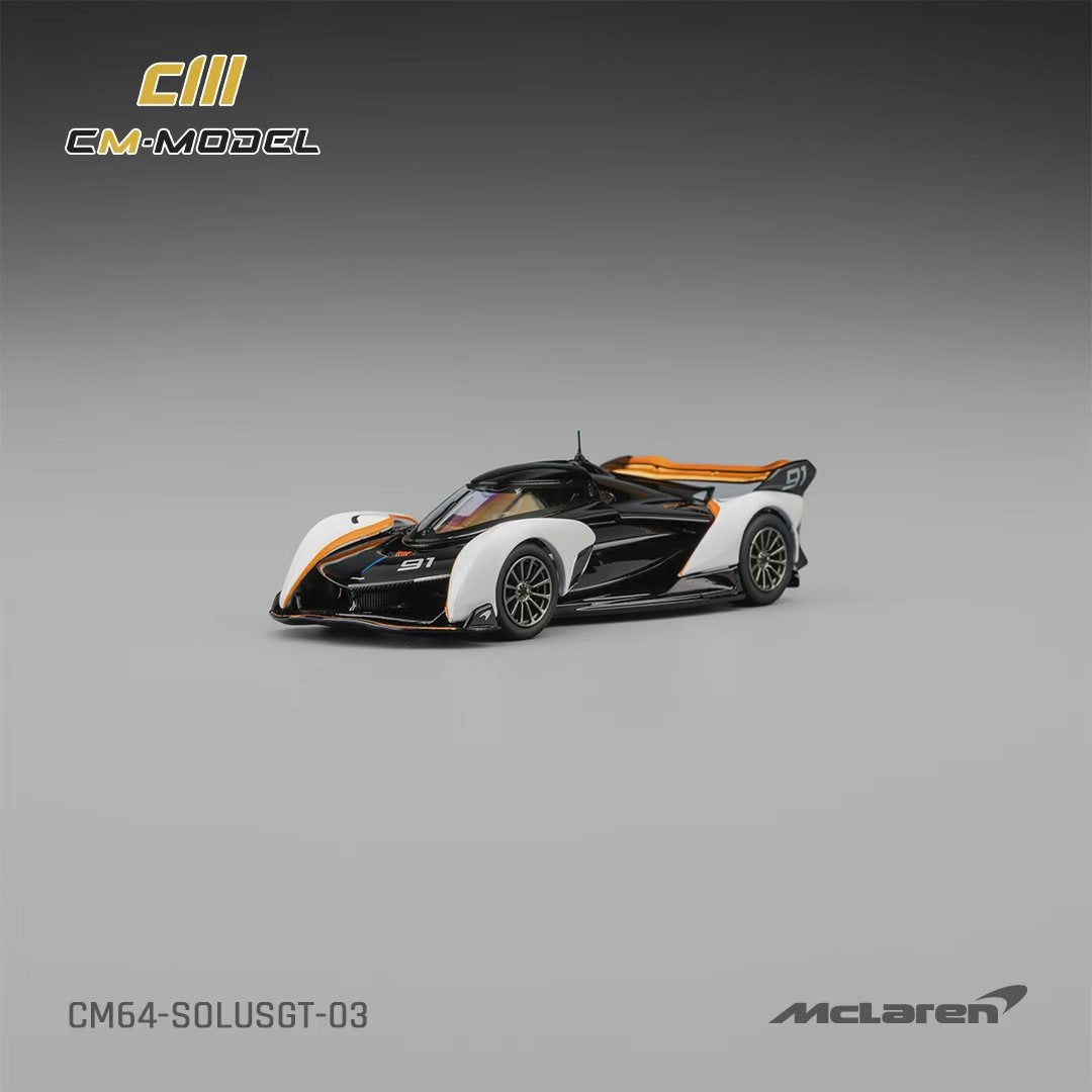 [Preorder] CM Model 1:64 Mclaren Souls GT Black White CM64-SOLUSGT-03