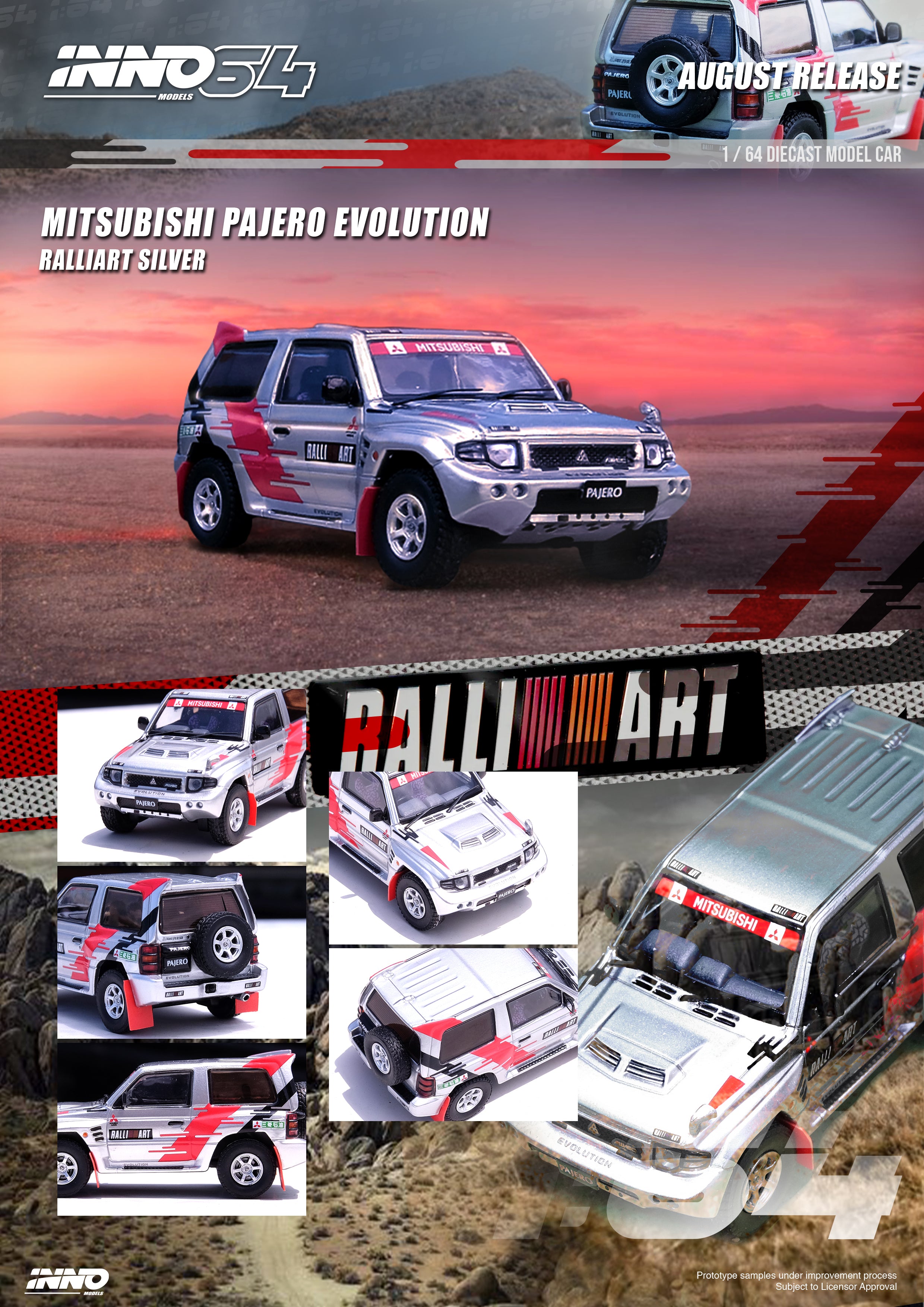 Inno64 1:64 Mitsubishi Pajero Evolution 
