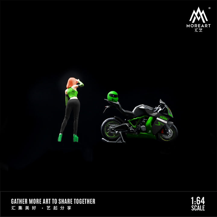 [Preorder] MoreArt 1:64 Fashion Beauty Motorcycle Doll