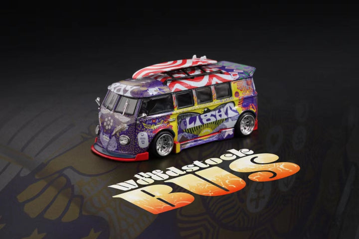 [Preorder] Liberty64 1:64 Volkswagen T1 Wide Body Livery 1969 Woodstock Festival