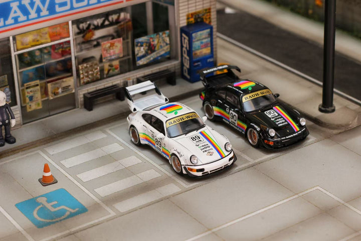 [Preorder] Street Weapon 1:64 Porsche RWB 964 Wide-Body Modified (2 Colours)