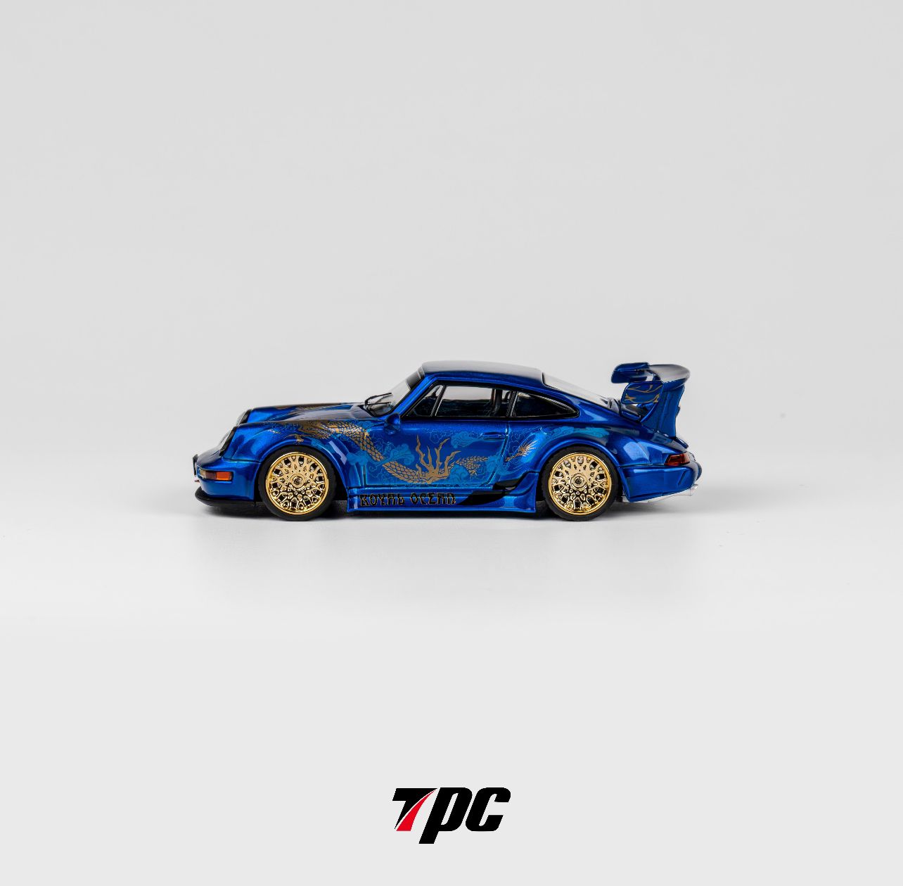 TPC 1:64 Porsche RWB964 Chrome Blue/ Transparent Blue (2 Colours