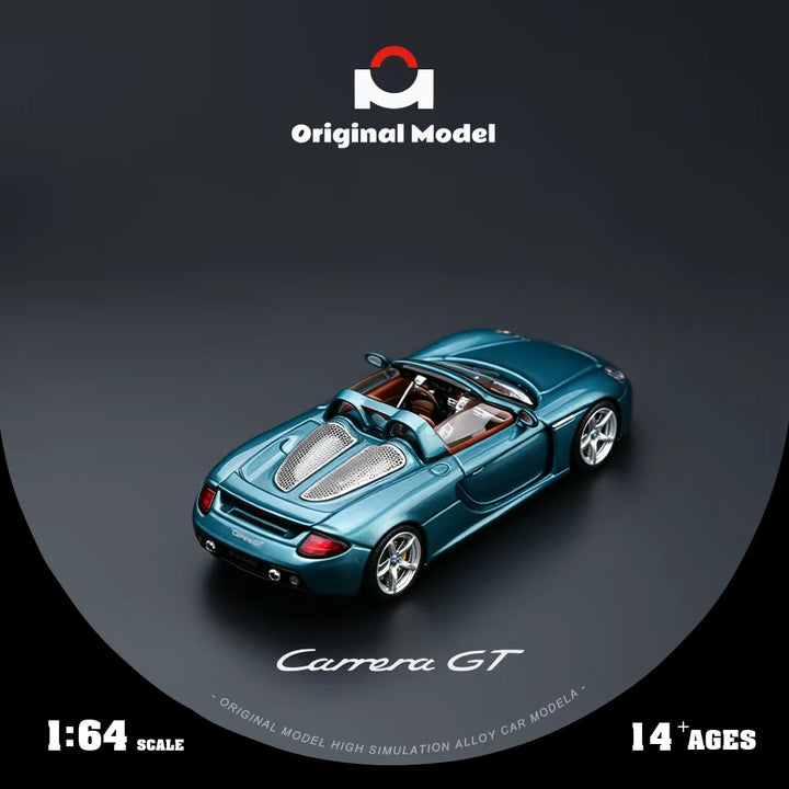 [Preorder] Original Model 1:64 Porsche Carrera GT Metallic Lake Blue OM645914