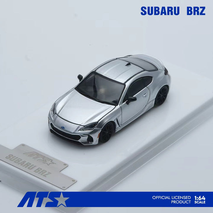 [Preorder] ATS Model 1:64 Subaru BRZ Silver ATS880404