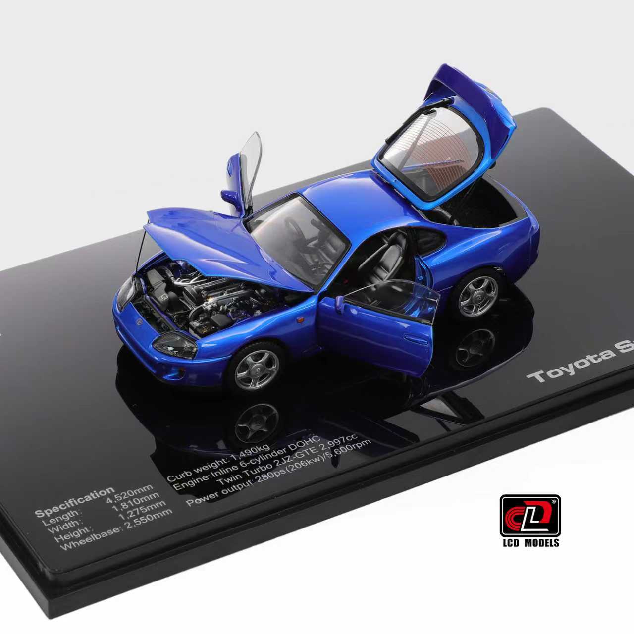 Preorder] LCD 1:43 Toyota Supra A80 (3 Colours) LCD43009 – Horizon